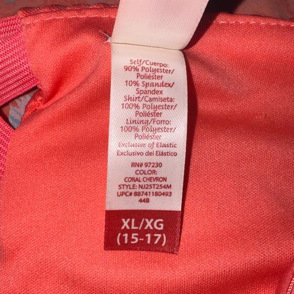 No Boundaries Coral Strapless high low Dress junior's size XL (15-17) - Picture 9 of 9